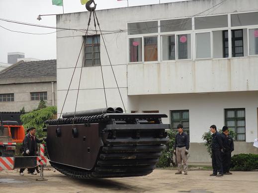 The 3rd Pontoon Undercarriage of Marsh Buggies to Canada Market. 