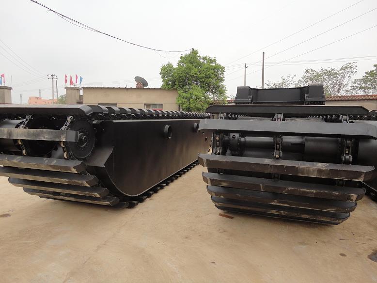 SUNTON PU240 Steel Pontoons to Caterpillar CAT320DL Excavator