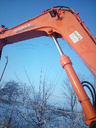 Doosan Excavator Long Reach Boom Delivered to Romania Market