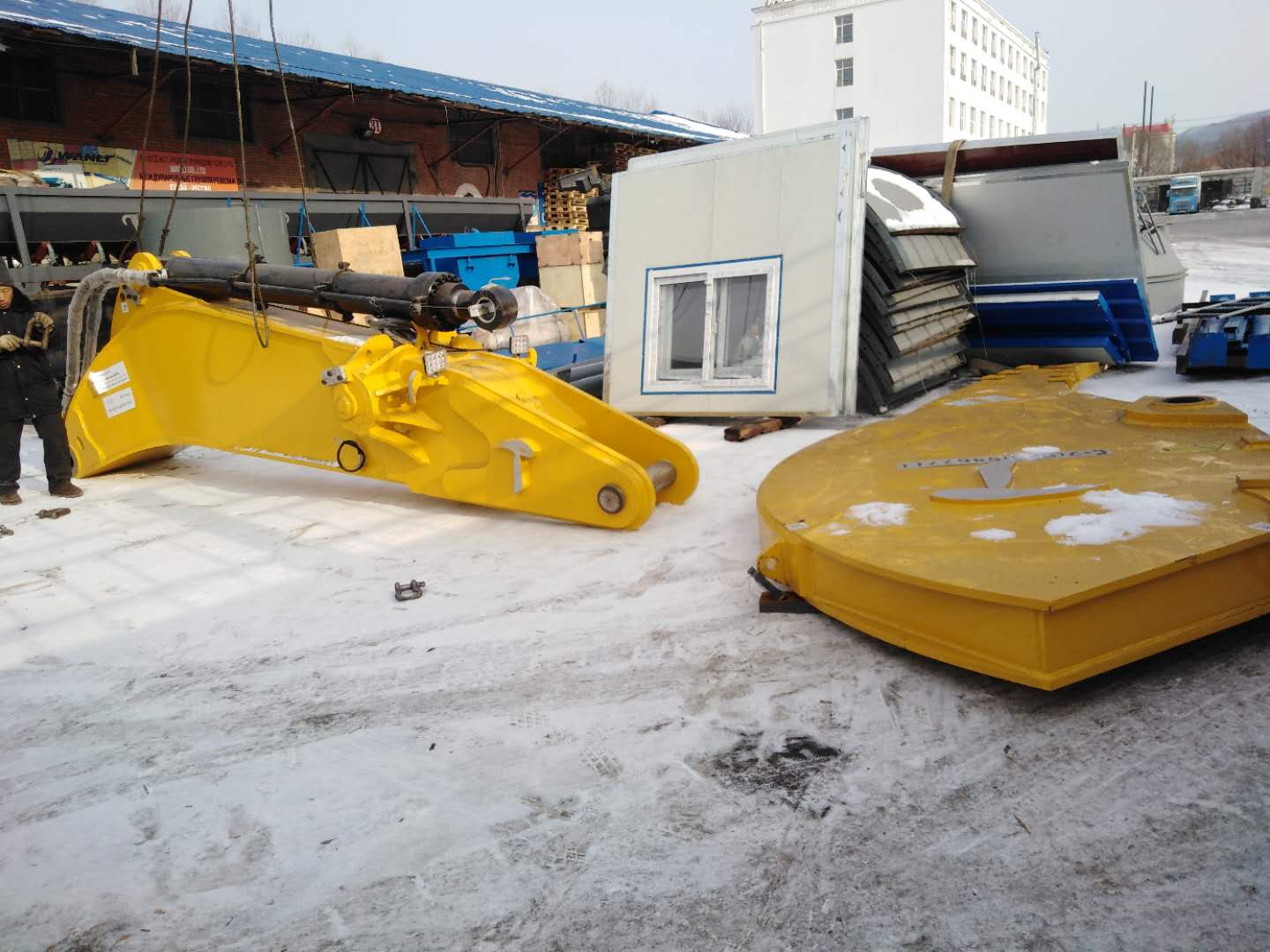 One kit Komatsu PC500 Excavator Rock Ripper Boom and Arm were Supplied to Russia Market