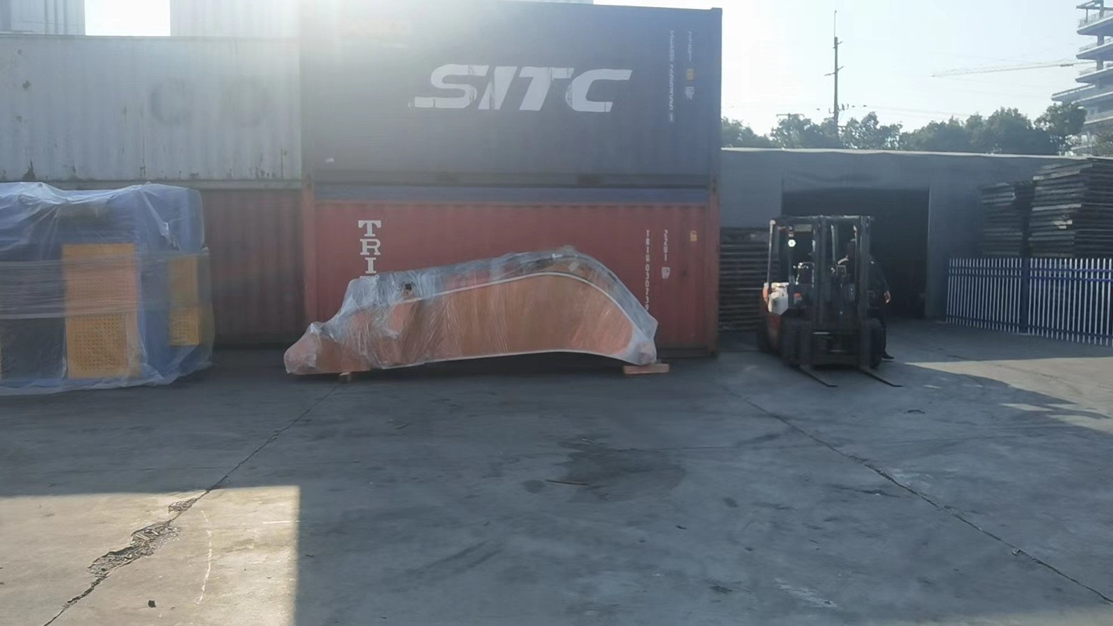 Quick Delivery of SANY SY500 Excavator Rock Boom and Ripper Arms to Thailand Market