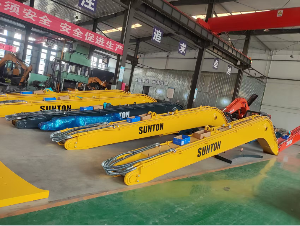 Six sets of Excavator Long Reach Boom and Arms  were supplied