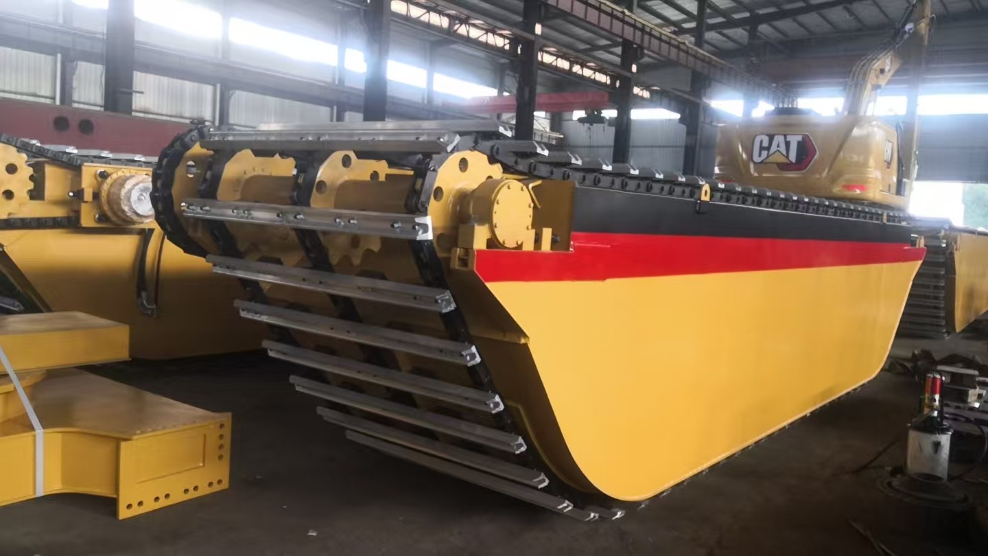 SUNTON PU220 Pontoons for Marsh Buggies, Swamp Buggy Excavator Supplied.