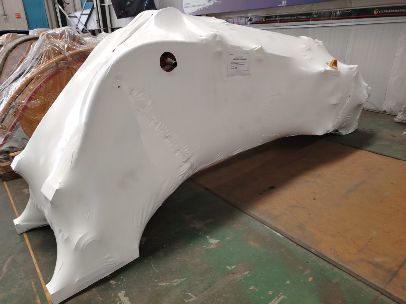 New Supply of Excavator Rock Boom and Ripper Arms to Tanzania